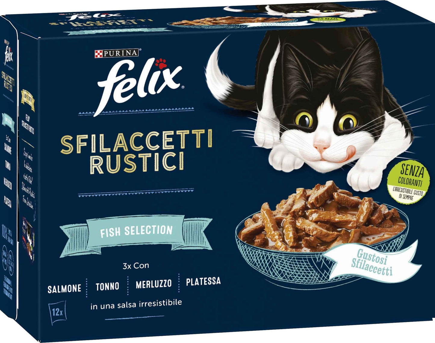 Felix Sfilaccetti Rustici Multipack 12x80Gr - Sudpetfood