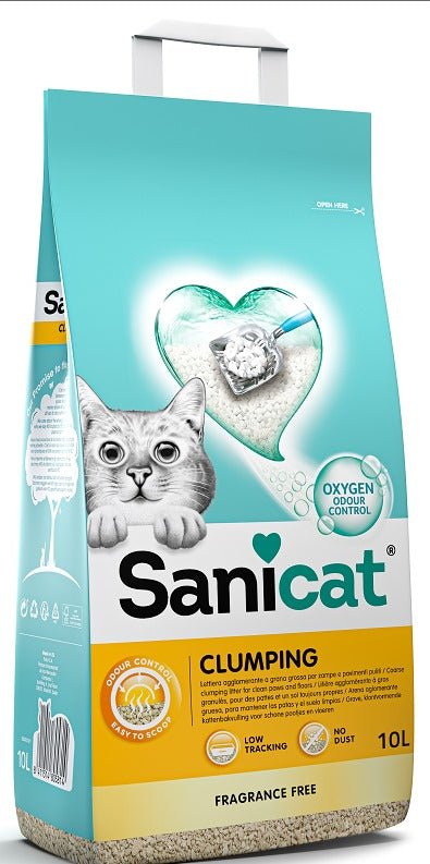 Lettiera agglomerante Sanicat 10lt - Sudpetfood