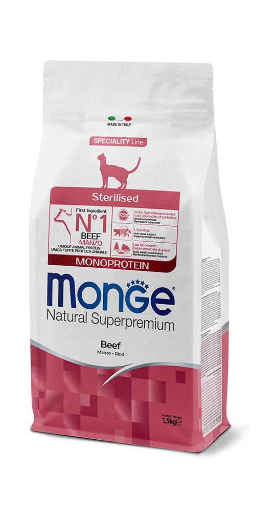 Monge monoprotein manzo 1,5kg - Sudpetfood