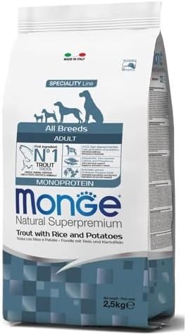 Monge Natural Superpremium trota, riso e patate 12kg