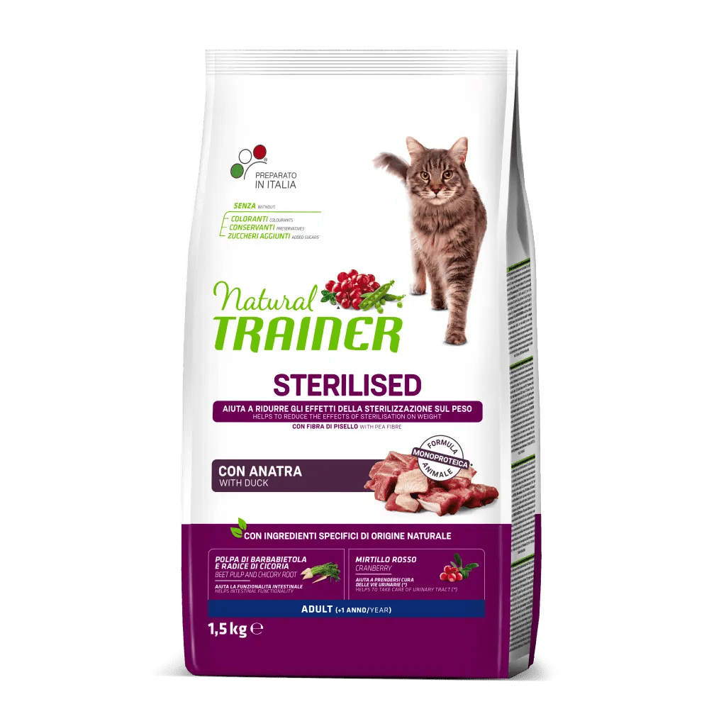 Natural trainer sterilised anatra 1,5kg