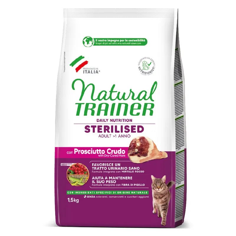 Natural trainer sterilised prosciutto crudo 1,5kg - Sudpetfood