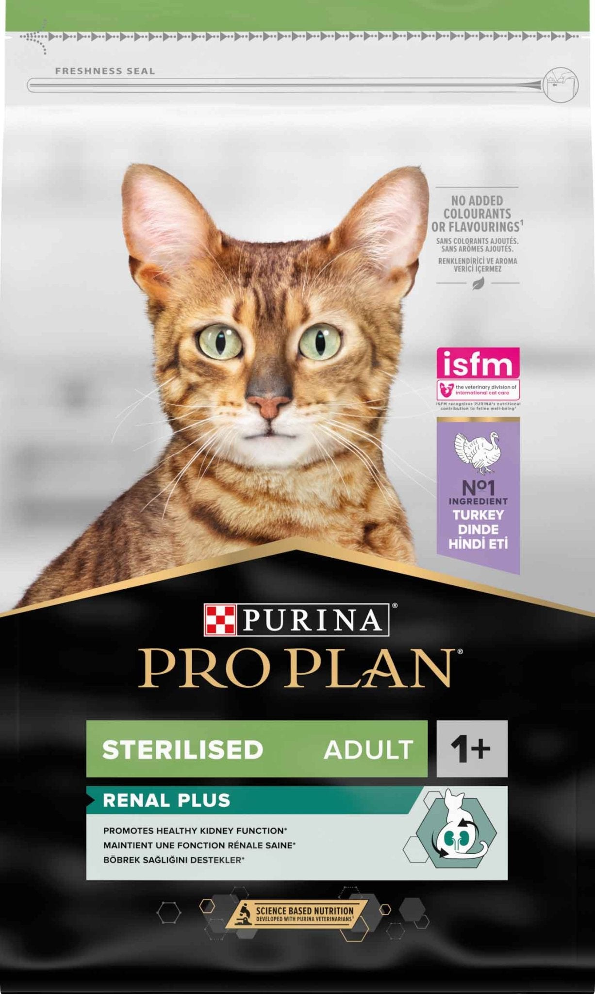 PURINA PRO PLAN CAT ADULT STERILISED RENAL PLUS TACCHINO 10kg - Sudpetfood