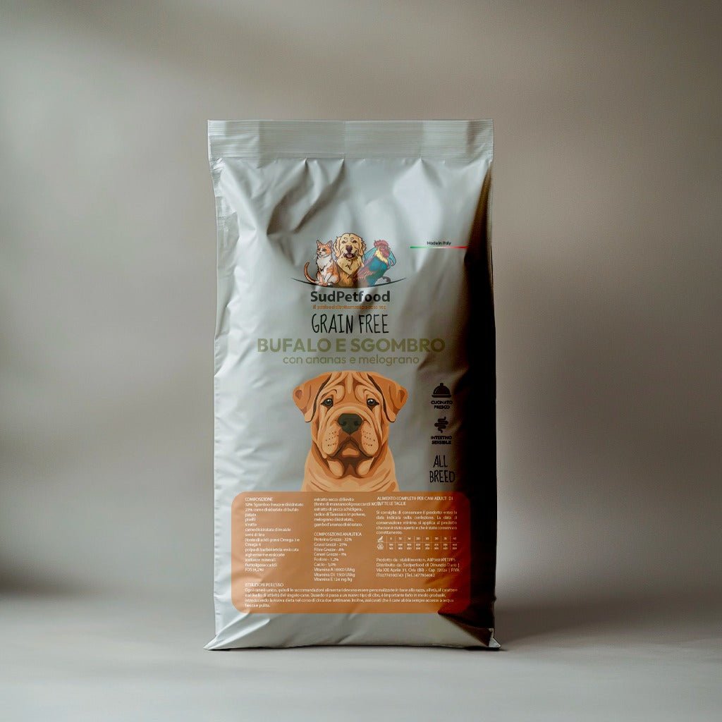 Sudpetfood grainfree bufalo e sgombro 12kg - Sudpetfood