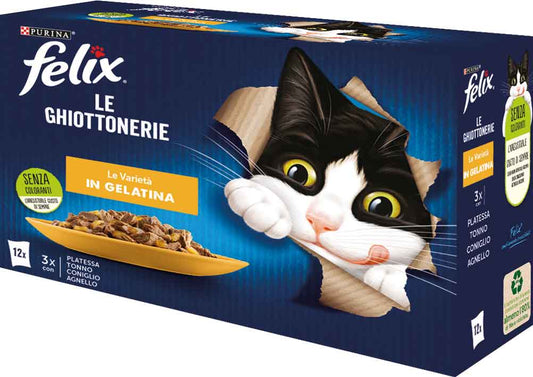 Felix Le Ghiottonerie Multipack 12x85G - Sudpetfood