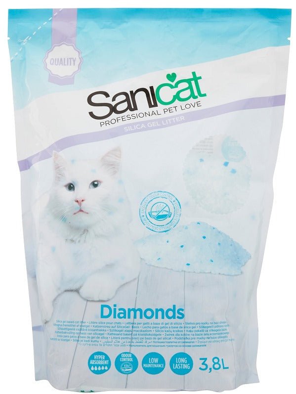 Lettiera Sanicat in silicio 3,8lt - Sudpetfood