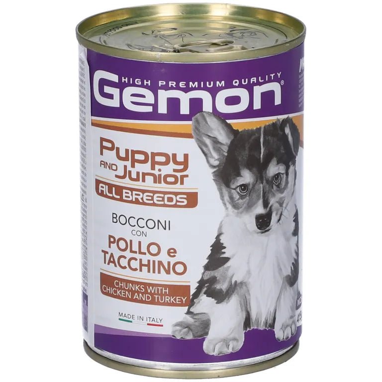 Monge Gemon Bocconi Puppy&Junior pollo e tacchino 415g - Sudpetfood