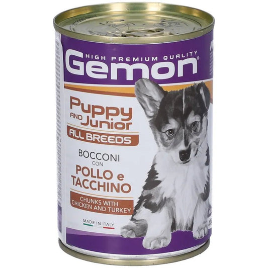 Monge Gemon Bocconi Puppy&Junior pollo e tacchino 415g - Sudpetfood
