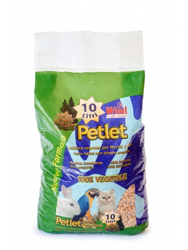Pet Let Lettiera Vegetale da lt.10 - Sudpetfood