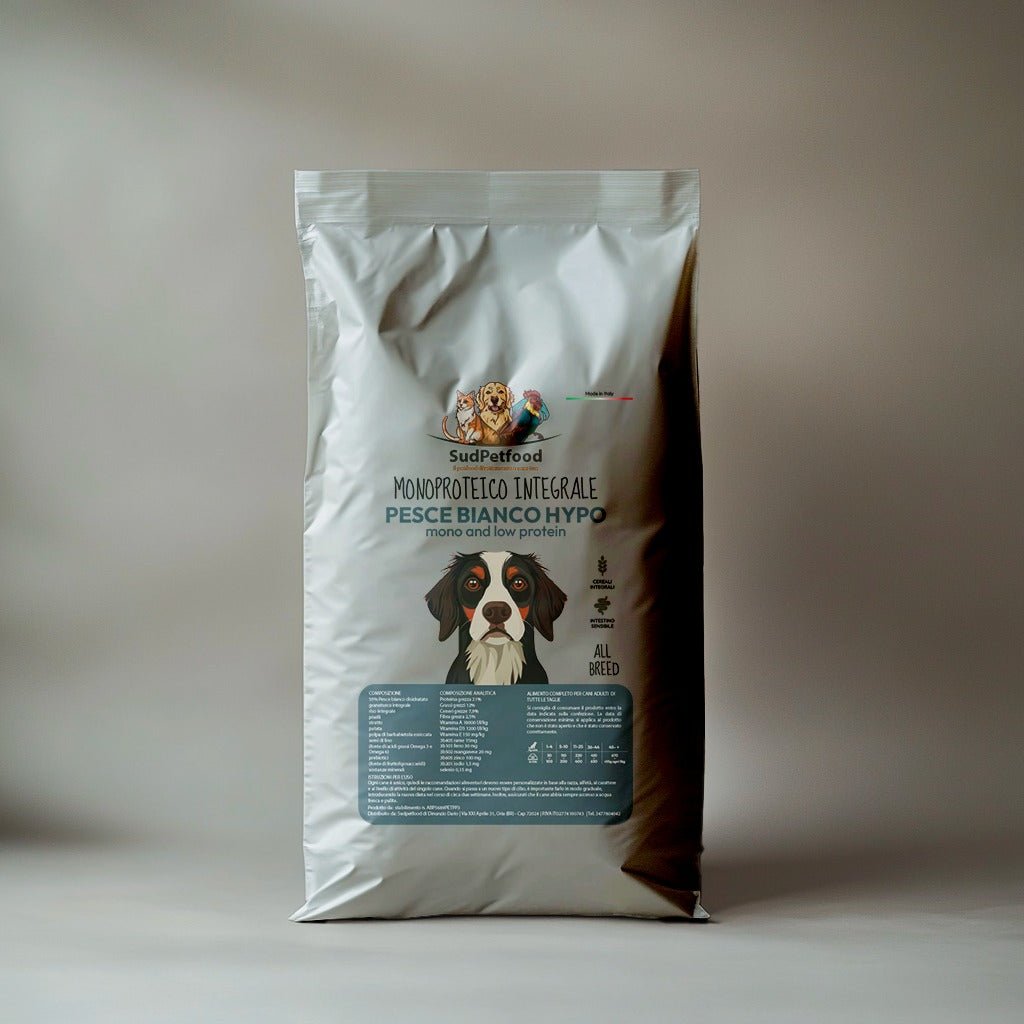 Sudpetfood monoproteico pesce bianco 10kg - Sudpetfood