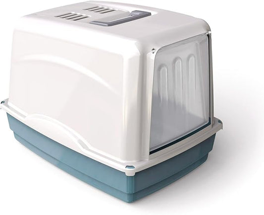 Toilette per Gatti Vicky Porta Basculante 54x39x39 cm - Sudpetfood