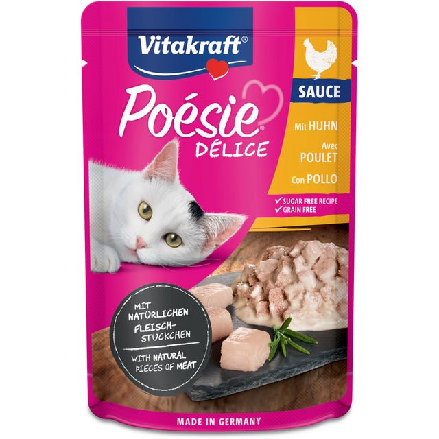 Vitakraft cat poesie delice busta con pollo 85 grammi - Sudpetfood