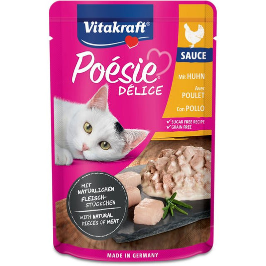 Vitakraft cat poesie delice busta con pollo 85 grammi - Sudpetfood